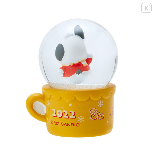 Japan Sanrio Original Mini Snow Globe - Pochacco 2022 - 2