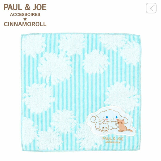 Japan Sanrio × Paul & Joe Towel Handkerchief - Cinnamoroll : Green - 1