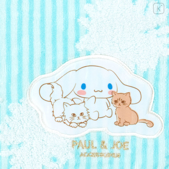 Japan Sanrio × Paul & Joe Towel Handkerchief - Cinnamoroll : Green - 2