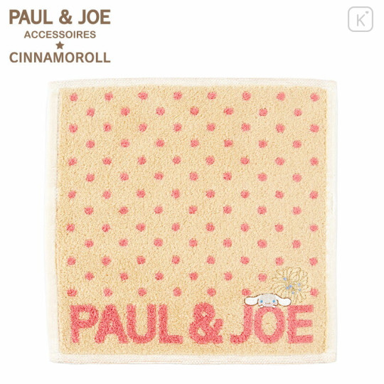 Japan Sanrio × Paul & Joe Towel Handkerchief - Cinnamoroll : Beige - 1