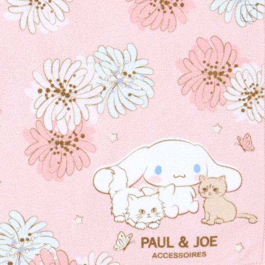 Japan Sanrio × Paul & Joe Smartphone Wiping Handkerchief - Cinnamoroll : Pink - 3