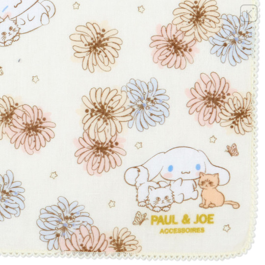Japan Sanrio × Paul & Joe Gauze Handkerchief - Cinnamoroll / Ivory - 2