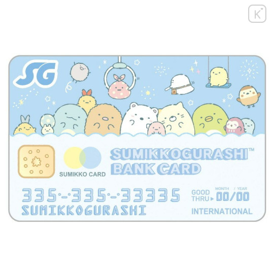 Japan San-X Cash Book - Sumikko Gurashi / Glitter Blue - 3