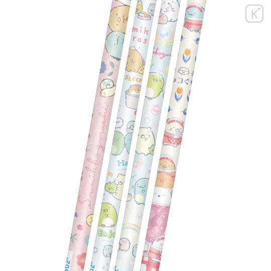 Japan San-X Rainbow Pencil 4pcs Set - Sumikko Gurashi - 2
