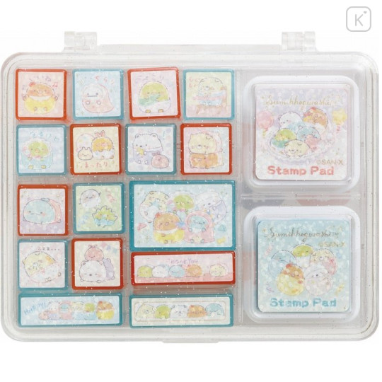 Japan San-X Stamp Chops Set (M) - Sumikko Gurashi / Sumiko Baby - 1