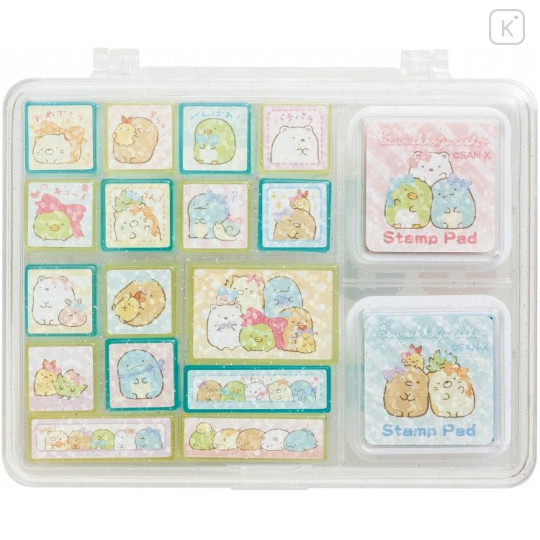 Japan San-X Stamp Chops Set (M) - Sumikko Gurashi / Ribbon - 1