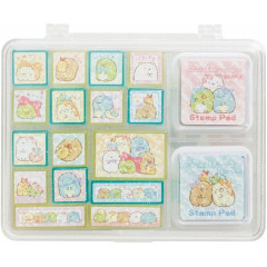 Japan San-X Stamp Chops Set (M) - Sumikko Gurashi / Ribbon