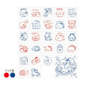 Japan San-X Stamp Chops Set (L) - Sumikko Gurashi / Sumiko Baby - 3
