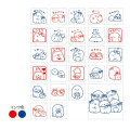 Japan San-X Stamp Chops Set (L) - Sumikko Gurashi / Ribbon - 3