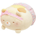 Japan San-X Round Hugging Plush (L) - Sumikko Gurashi Neko Cat / Sumiko Baby - 1