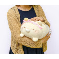 Japan San-X Round Hugging Plush (L) - Sumikko Gurashi Neko Cat / Sumiko Baby - 4