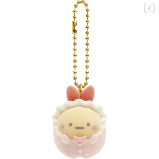 Japan San-X Mascot Keychain - Sumikko Gurashi Ebifurai no Shippo : Sumikko Baby - 1