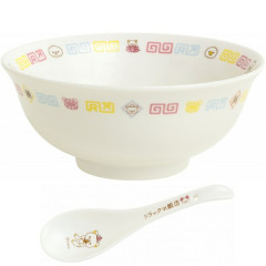 Japan San-X Ramen Bowl Set - Rilakkuma