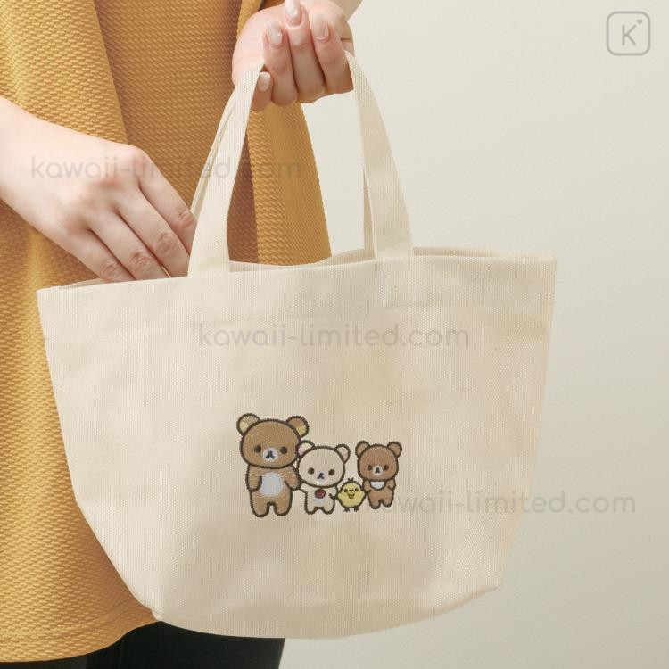 Japan San-X Mini Tote Bag - New Basic Rilakkuma | Kawaii Limited