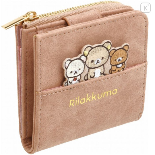 Japan San-X Compact Wallet - Rilakkuma : Applique Patch - 1