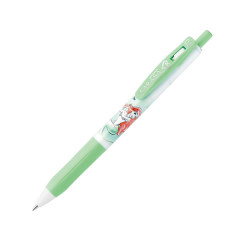 Japan Disney Sarasa Clip Gel Pen - Ariel / Milk Green