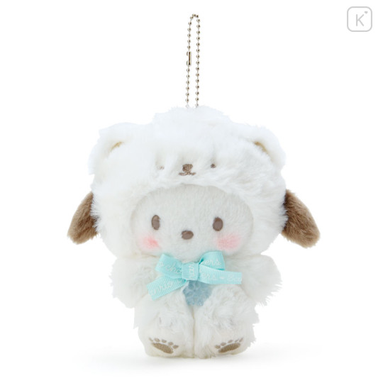 Japan Sanrio Original Mascot Holder - Pochacco / Fluffy Snow - 1
