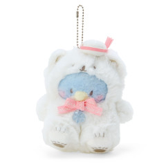 Japan Sanrio Original Mascot Holder - Tuxedosam / Fluffy Snow