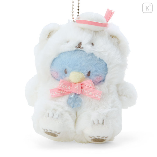 Japan Sanrio Original Mascot Holder - Tuxedosam / Fluffy Snow - 2
