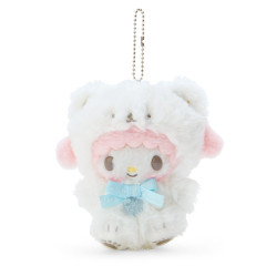 Japan Sanrio Original Mascot Holder - My Sweet Piano / Fluffy Snow