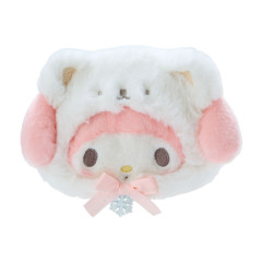 Japan Sanrio Original Pouch - My Melody / Fluffy Snow