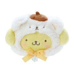 Japan Sanrio Original Pouch - Pompompurin / Fluffy Snow