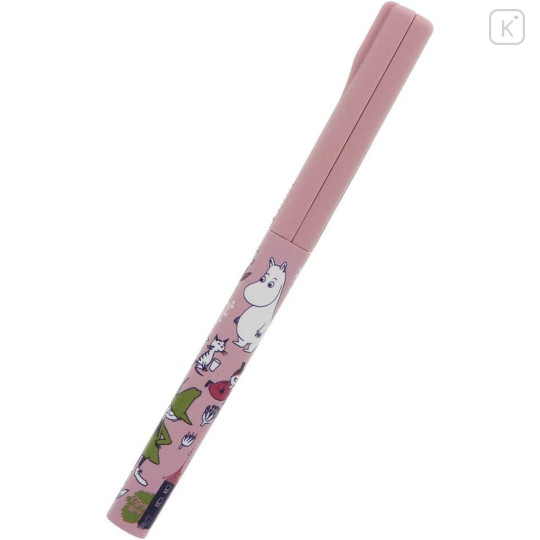 Japan Moomin Stickle Portable Long Scissors - Family - 3