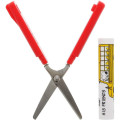 Japan Peanuts Stickyle Portable Scissors - Snoopy & Woodstock : Bus - 5