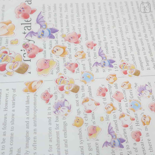 Japan Kirby 4 Size Sticker - Kirby & Friends - 2