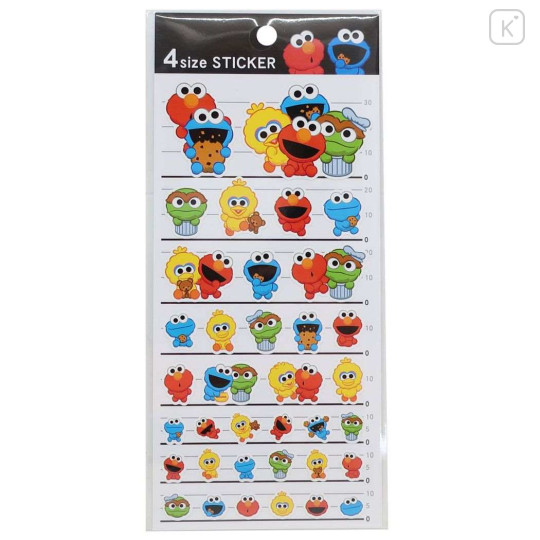 Japan Sesame Street 4 Size Sticker - 1