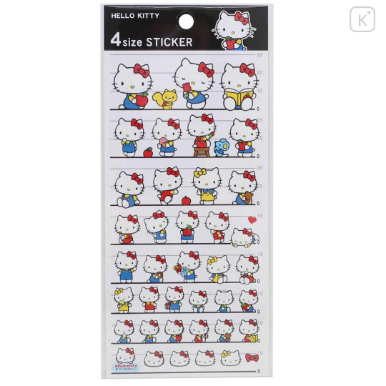 Japan Sanrio 4 Size Sticker - Hello Kitty & Family - 1