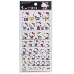 Japan Sanrio 4 Size Sticker - Hello Kitty & Family