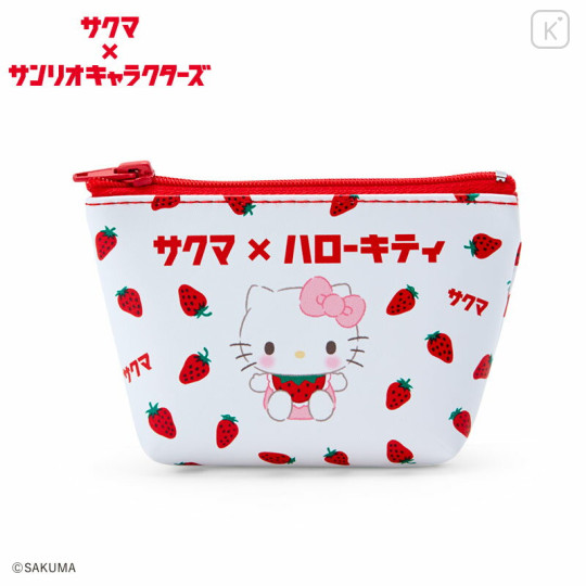 Japan Sanrio Original × Sakuma Mini Pouch - Hello Kitty - 1