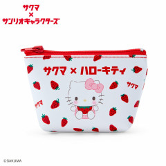 Japan Sanrio Original × Sakuma Mini Pouch - Hello Kitty