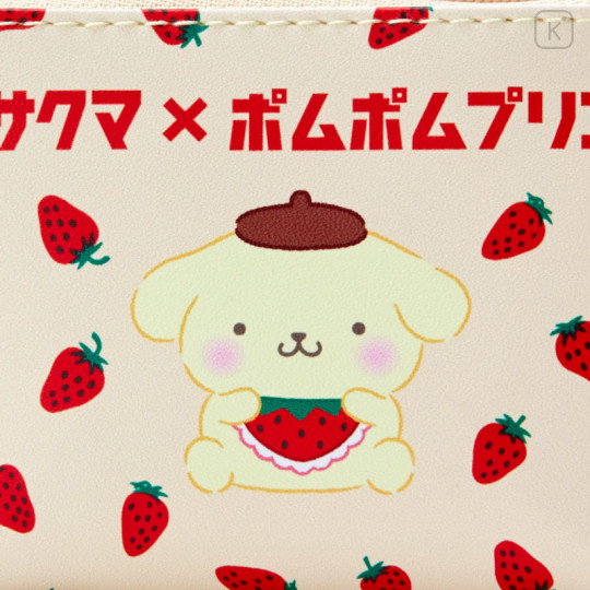 Japan Sanrio Original × Sakuma Mini Pouch - Pompompurin - 2