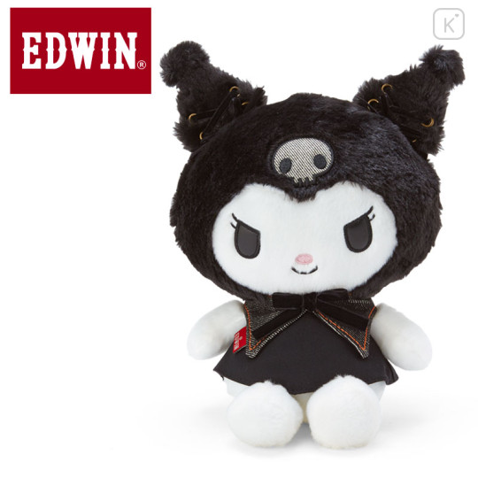 Japan Sanrio × Edwin Plush Toy - Kuromi - 1