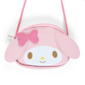 Japan Sanrio Original Face Coin Case with Rope - My Melody - 2