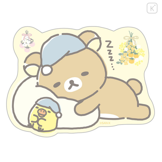 Japan San-X Mouse Pad - Rilakkuma / Die-cut Sleeping - 1
