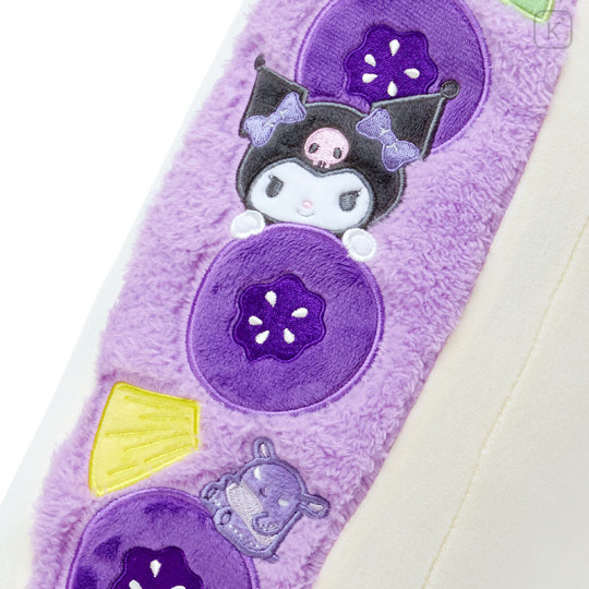 Japan Sanrio Original Cushion - Kuromi / Fruit Sandwich - 3