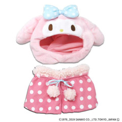 Japan Sanrio Plush Costumer (M) - My Melody / Poncho & Headgear