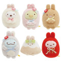 Japan San-X Tenori Plush (SS) 6pcs Set - Sumikko Gurashi : Year of the Rabbit - 1