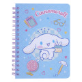 Sanrio A6 Twin Ring Notebook - Cinnamoroll / Research - 1