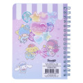 Sanrio A6 Twin Ring Notebook - Mix Characters / Parfait - 2