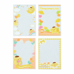 Japan Sanrio Original Trading Card Sleeve - Pompompurin / Enjoy Idol