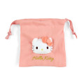Japan Sanrio Boa Face Purse - Hello Kitty / Nuance Color - 1