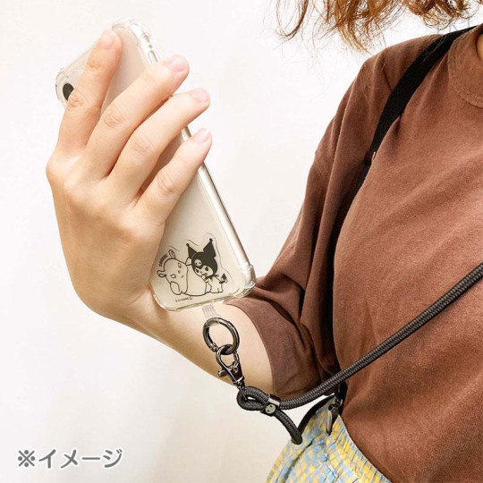Japan Sanrio Multi Ring Plus with Shoulder Strap - Kuromi - 5