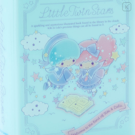 Japan Sanrio Original Sticker with Case - Little Twin Stars / Illustrated Book - 3