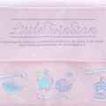 Japan Sanrio Original Handkerchief & Pouch Set - Little Twin Stars / Illustrated Book - 8