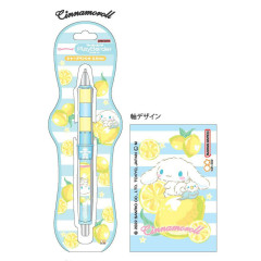 Japan Sanrio Dr. Grip Play Border Shaker Mechanical Pencil - Cinnamoroll / Lemon