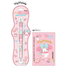 Japan Sanrio Dr. Grip Play Border Shaker Mechanical Pencil - My Melody / Floral